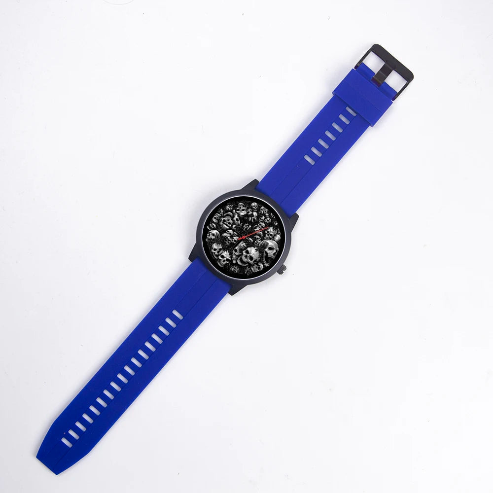 Skeleton Gentleman Watch Men Wrist Original Black Gifts for Men Watch Free Shipping Skull Skull Personalized Gift Souvenir Wach